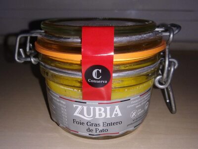 Foto de Zubia foie gras entero de pato