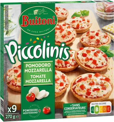 Foto de mini-pizzas surgelées Tomate Mozzarella