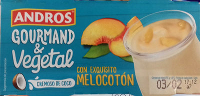 Foto de Gourmand & Vegetal Cremoso de coco melocotón