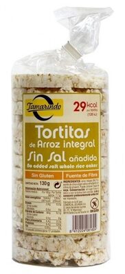 Foto de Tortitas de arroz integral sin sal añadida