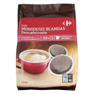 Foto de Café descafeinado monodosis blandas