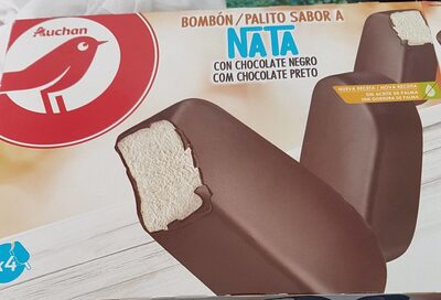Foto de Bombón Sabor a Nata con Chocolate Negro