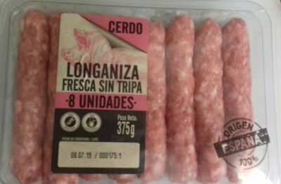 Foto de Longaniza fresca sin tripa