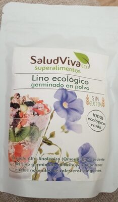 Foto de Lino ecológico germinado en polvo