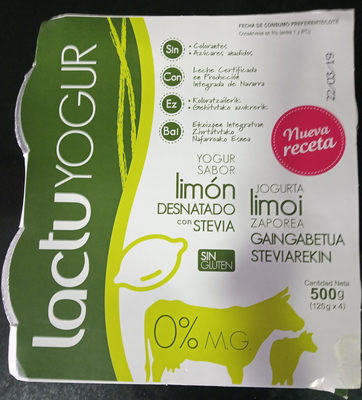 Foto de Yogur sabor limón