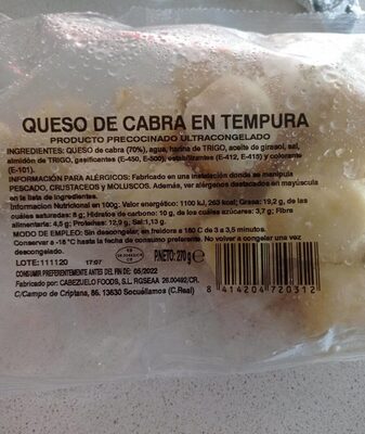 Foto de Queso Cabra en Tempura