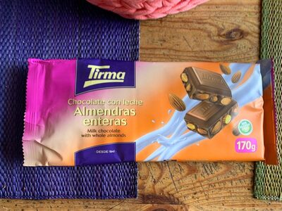 Foto de Chocolate con leche Almendras enteras