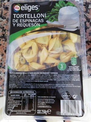 Foto de Tortelloni de espinacas y requesón
