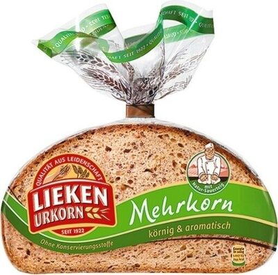 Foto de Lieken Urkorn Mehrkorn 4009249002338 Mehrkornbrot mit 38% Weizen, 13% Roggen- und 4,4% Haferanteil - Inhalt 500g