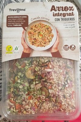 Foto de Arroz integral con trigueros