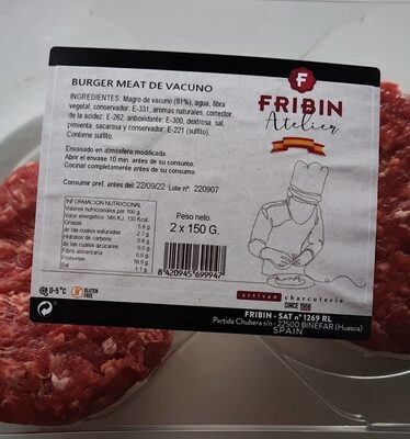 Foto de Burger meat de vacuno