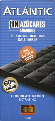 Foto de Atlántic chocolate negro edulcorado 60% cacao
