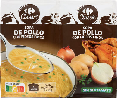 Foto de Sopa pollo con fideos