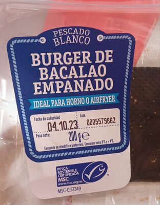 Foto de Burger de Bacalao Empanado