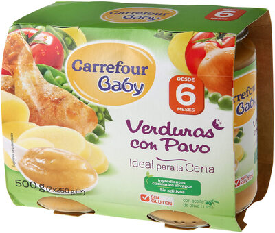 Foto de Tarrito verdura con pavo