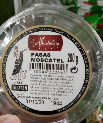 Foto de Pasas moscatel