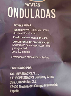 Foto de Patatas onduladas XXL Aldi. Sun snacks