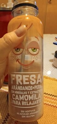 Foto de Fresa, arándanos + pera con minerales y extracto de camomila para relajarte