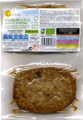 Foto de Bio hamburguesa vegetal shiit-take sin gluten ecológica