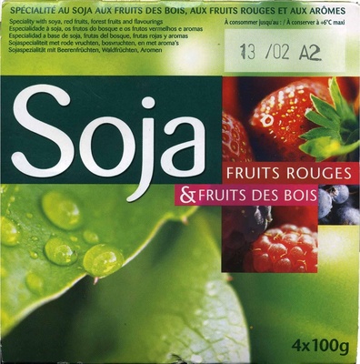 Foto de Yogurt soja frutos rojos