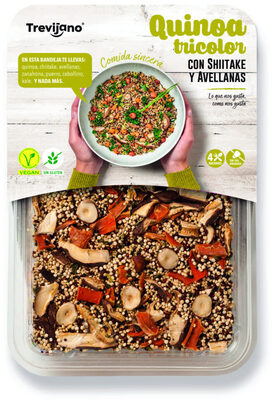Foto de Quinoa tricolor con Shiitake y Avellanas