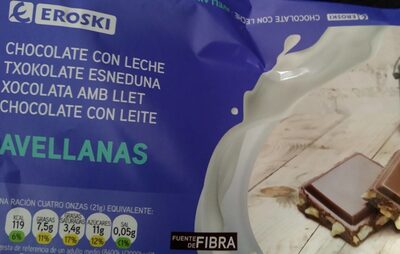 Foto de Chocolate con leche y avellanas