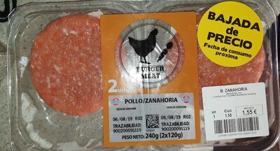 Foto de Hamburguesa pollo/zanahoria