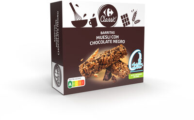 Foto de Barritas Muesli con chocolate Negro