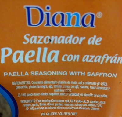Foto de Sazonador de paella con azafran