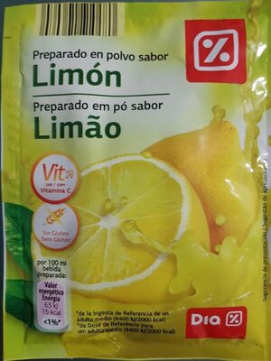 Foto de Preparado en polvo sabor limón