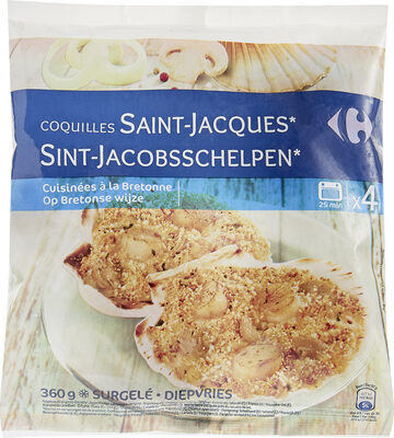 Foto de 4 Coquilles Saint-Jacques*