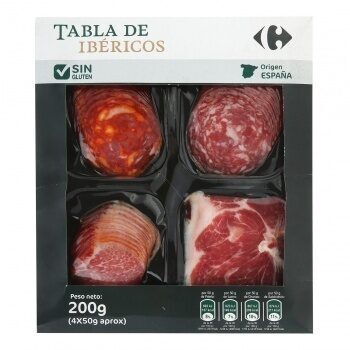 Foto de Tabla ibéricos (paleta+lomo+chorizo+salchichón)