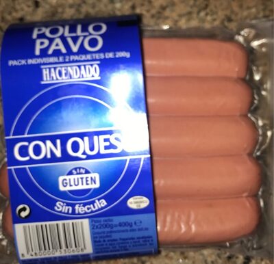 Foto de Salchichas de pollo y pavo con queso