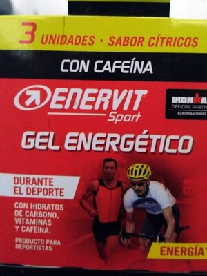 Foto de Gel energético con cafeína sabor cítricos
