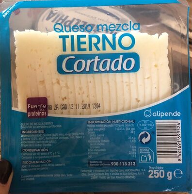 Foto de Queso mezcla tierno cortado Alipende
