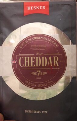 Foto de Queso Cheddar en lonchas