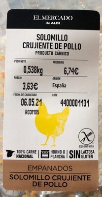 Foto de Solomillo crijiente de pollo