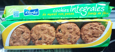 Foto de Cookies integrales de muesli con pasas