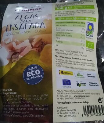 Foto de Algas para ensalada