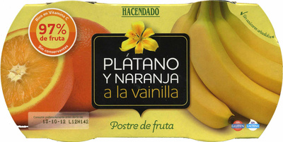 Foto de Plátano y naranja a la vainilla