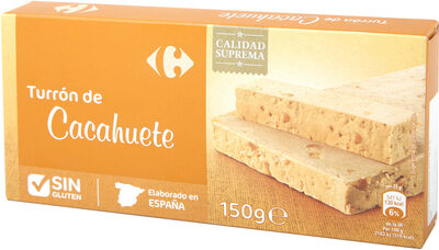 Foto de Turrón blando cacahuete