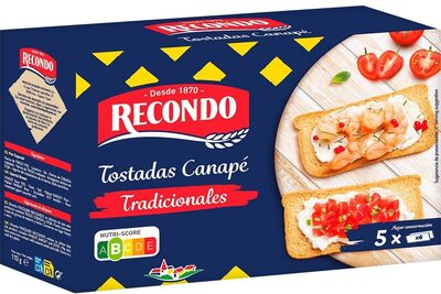 Foto de Tostadas para canapé cuadradas packs
