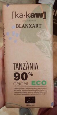 Foto de Chocolate Tanzania 90%