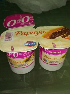 Foto de Yogur cremoso papaya