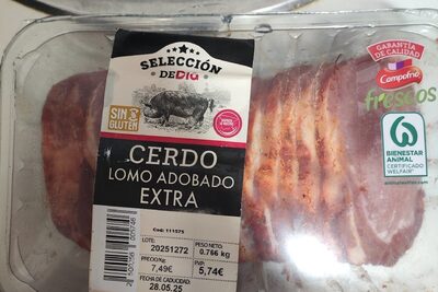 Foto de Lomo De Cerdo Adobado Extra