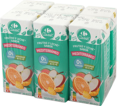 Foto de Bebida de leche y frutas mediterráneo