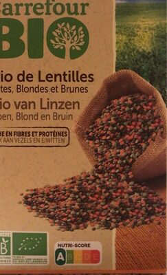 Foto de Trio de lentilles Vertes, Blondes et Brunes