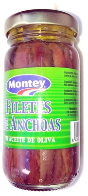 Foto de Filetes de anchoas en aceite de oliva