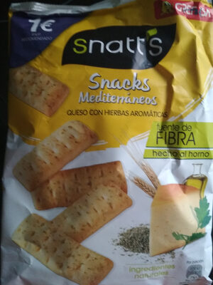 Foto de Snatt's snacks queso con hierbas aromáticas
