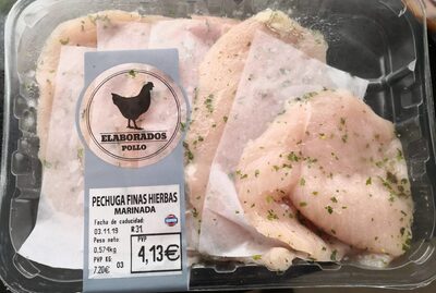 Foto de Pechuga finas hierbas